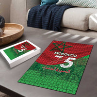 Morocco Green March Day Puzzle One People - One Nation - Wonder Print Shop