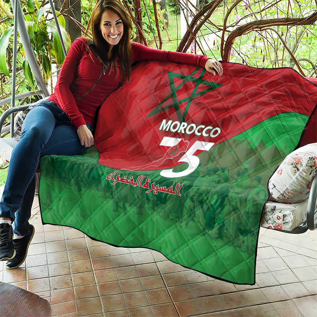 Morocco Green March Day Quilt One People - One Nation - Wonder Print Shop