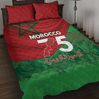 Morocco Green March Day Quilt Bed Set One People - One Nation - Wonder Print Shop