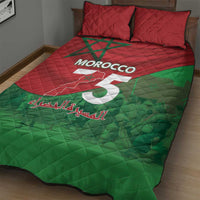 Morocco Green March Day Quilt Bed Set One People - One Nation - Wonder Print Shop