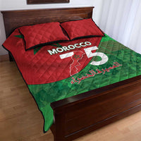 Morocco Green March Day Quilt Bed Set One People - One Nation - Wonder Print Shop
