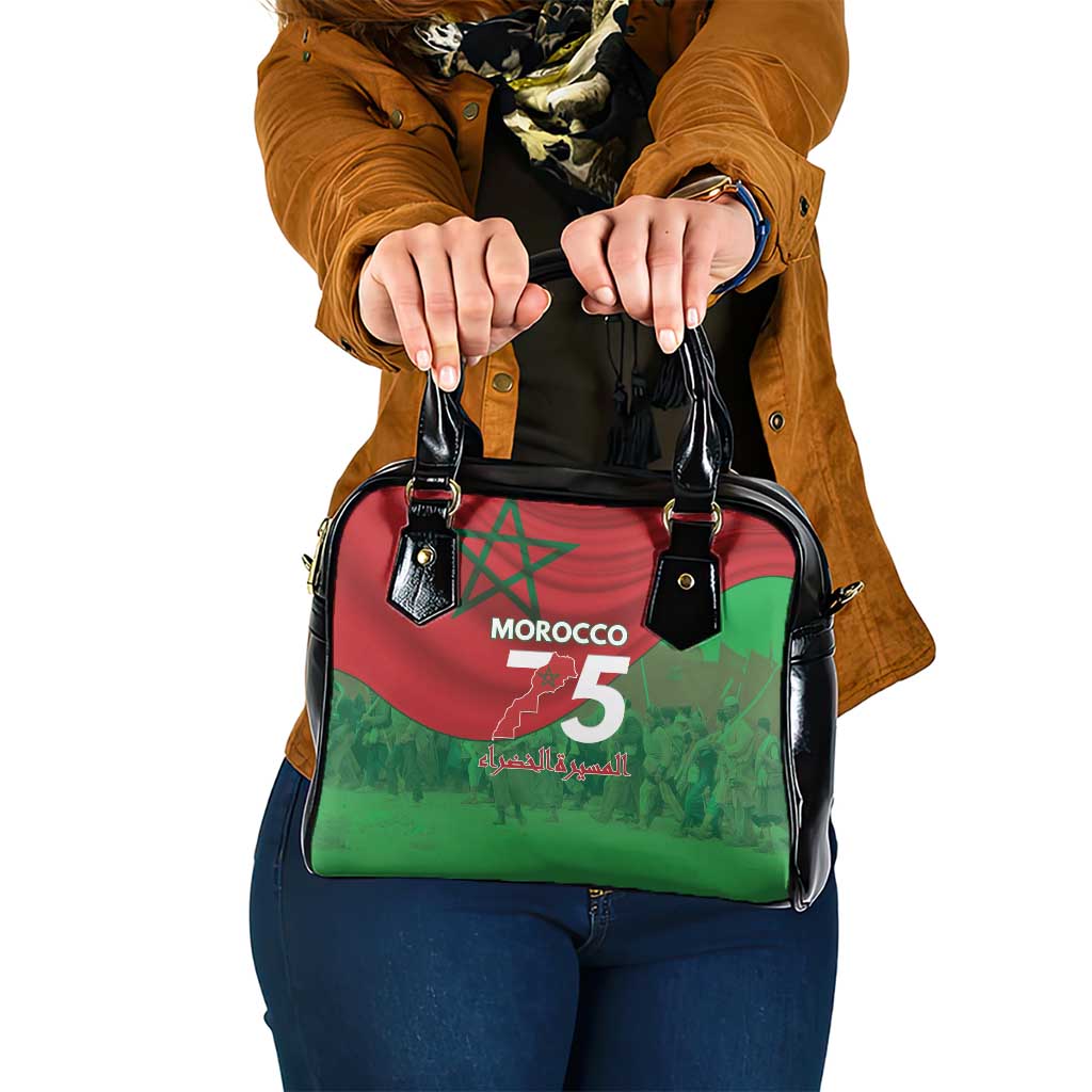 Morocco Green March Day Shoulder Handbag One People - One Nation - Wonder Print Shop