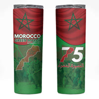 Morocco Green March Day Skinny Tumbler One People - One Nation - Wonder Print Shop