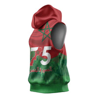 Morocco Green March Day Sleeveless Hoodie One People - One Nation - Wonder Print Shop