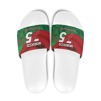 Morocco Green March Day Slide Sandals One People - One Nation - Wonder Print Shop