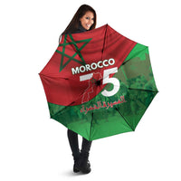 Morocco Green March Day Umbrella One People - One Nation - Wonder Print Shop