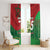 Morocco Green March Day Window Curtain One People - One Nation - Wonder Print Shop
