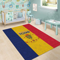 Chad Area Rug Coat Of Arms - Flag Style - Wonder Print Shop