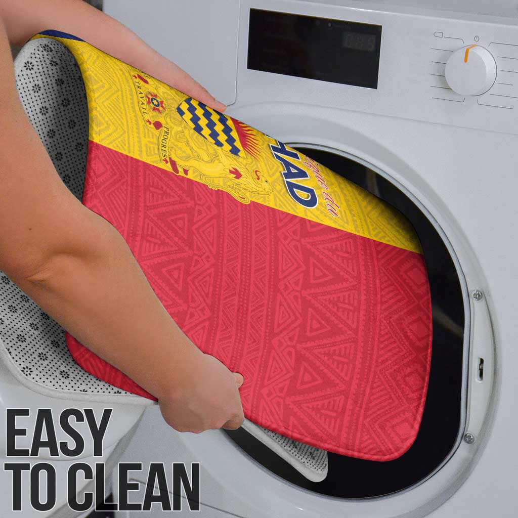 Chad Bathroom Set Coat Of Arms - Flag Style - Wonder Print Shop