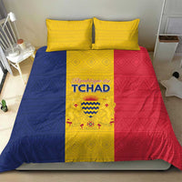 Chad Bedding Set Coat Of Arms - Flag Style - Wonder Print Shop