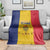 Chad Blanket Coat Of Arms - Flag Style - Wonder Print Shop