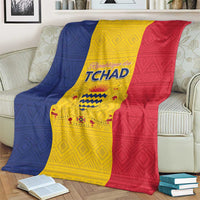 Chad Blanket Coat Of Arms - Flag Style - Wonder Print Shop