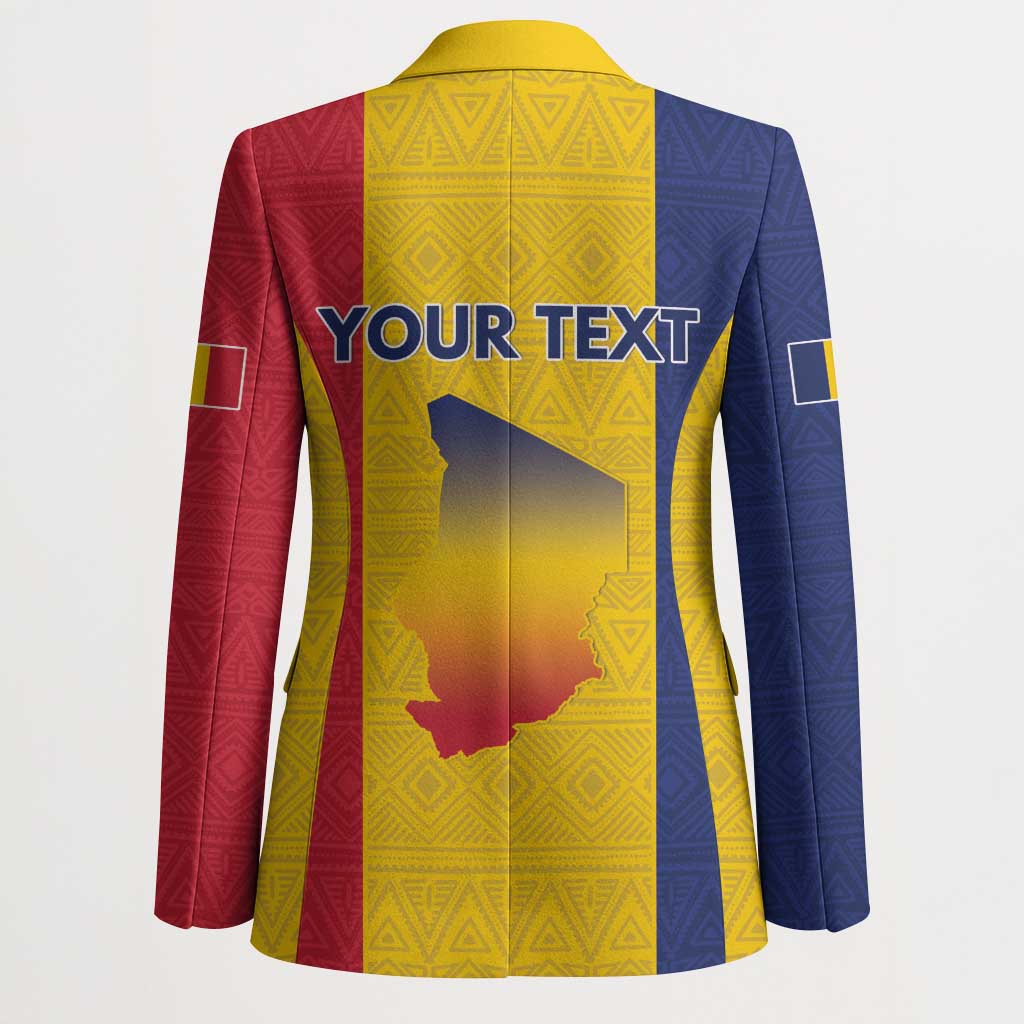 Personalized Chad Blazer Coat Of Arms - Flag Style - Wonder Print Shop