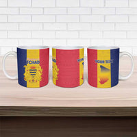 Personalized Chad Ceramic Mug Coat Of Arms - Flag Style - Wonder Print Shop