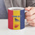 Personalized Chad Ceramic Mug Coat Of Arms - Flag Style - Wonder Print Shop