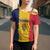 Personalized Chad Cross Shoulder Shirt Coat Of Arms - Flag Style - Wonder Print Shop