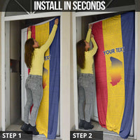 Chad Door Cover Coat Of Arms - Flag Style - Wonder Print Shop