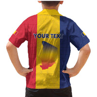 Personalized Chad Family Matching Mermaid Dress and Hawaiian Shirt Coat Of Arms - Flag Style - Wonder Print Shop