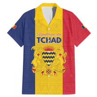 Personalized Chad Family Matching Mermaid Dress and Hawaiian Shirt Coat Of Arms - Flag Style - Wonder Print Shop