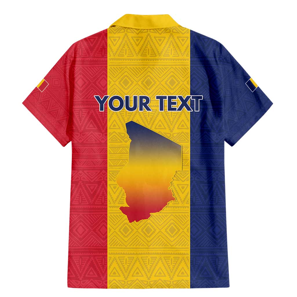 Personalized Chad Family Matching Mermaid Dress and Hawaiian Shirt Coat Of Arms - Flag Style - Wonder Print Shop