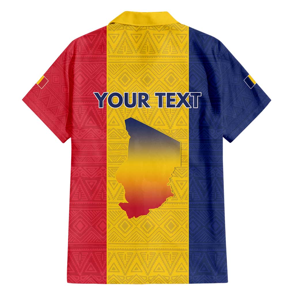 Personalized Chad Family Matching Summer Maxi Dress and Hawaiian Shirt Coat Of Arms - Flag Style - Wonder Print Shop