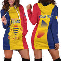 Personalized Chad Hoodie Dress Coat Of Arms - Flag Style - Wonder Print Shop