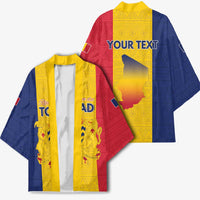 Personalized Chad Kimono Coat Of Arms - Flag Style - Wonder Print Shop