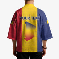 Personalized Chad Kimono Coat Of Arms - Flag Style - Wonder Print Shop