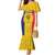 Personalized Chad Mermaid Dress Coat Of Arms - Flag Style - Wonder Print Shop