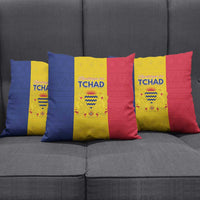 Chad Pillow Cover Coat Of Arms - Flag Style - Wonder Print Shop