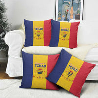 Chad Pillow Cover Coat Of Arms - Flag Style - Wonder Print Shop