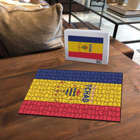 Chad Puzzle Coat Of Arms - Flag Style - Wonder Print Shop