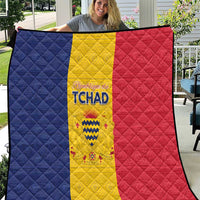 Chad Quilt Coat Of Arms - Flag Style - Wonder Print Shop
