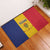 Chad Rubber Doormat Coat Of Arms - Flag Style - Wonder Print Shop