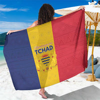 Chad Sarong Coat Of Arms - Flag Style - Wonder Print Shop