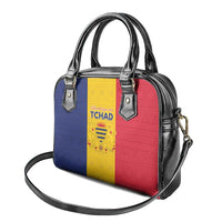 Chad Shoulder Handbag Coat Of Arms - Flag Style - Wonder Print Shop