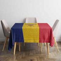 Chad Tablecloth Coat Of Arms - Flag Style - Wonder Print Shop