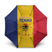 Chad Umbrella Coat Of Arms - Flag Style - Wonder Print Shop