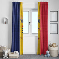 Chad Window Curtain Coat Of Arms - Flag Style - Wonder Print Shop