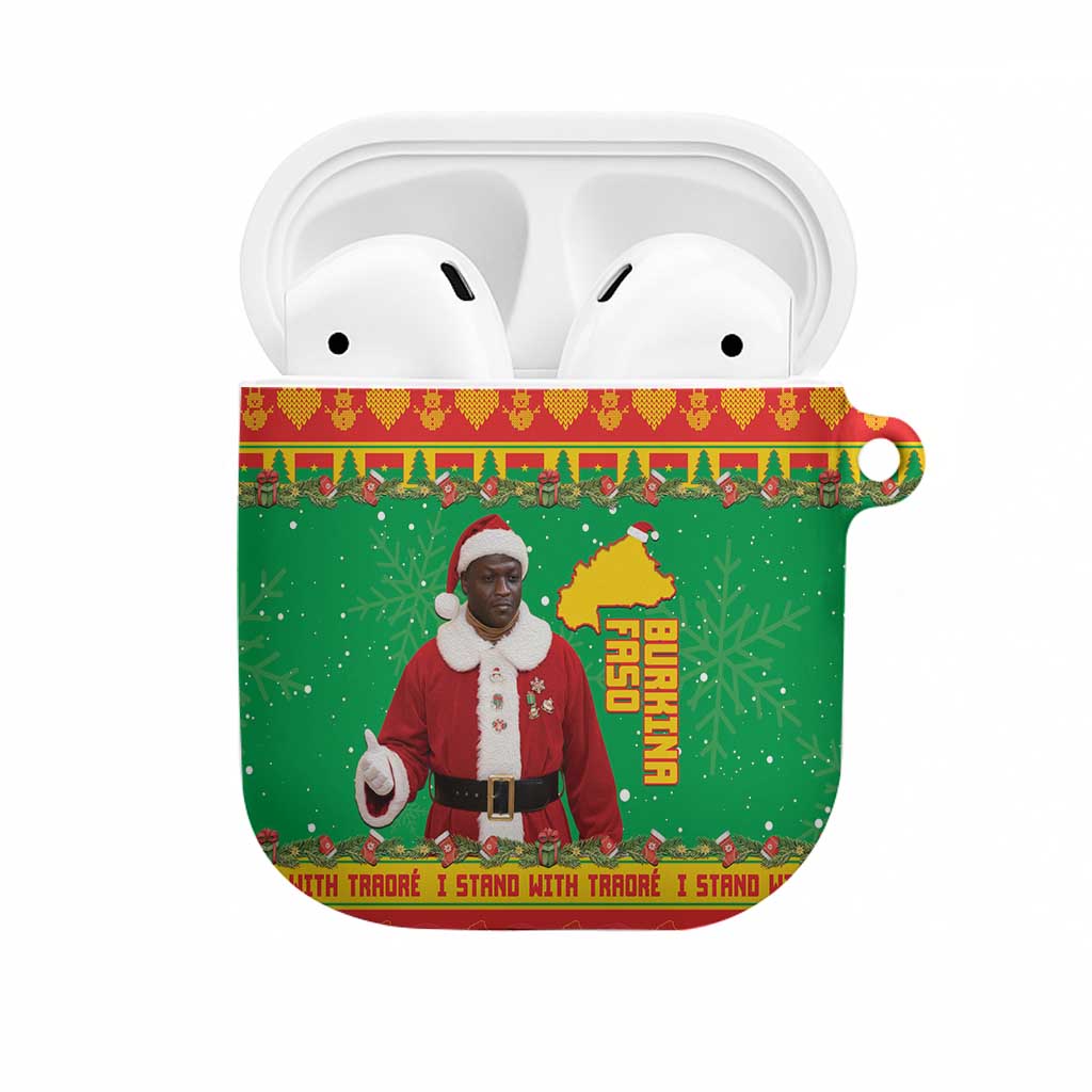 Burkina Faso Christmas AirPods Case I Stand With Traore - Wonder Print Shop
