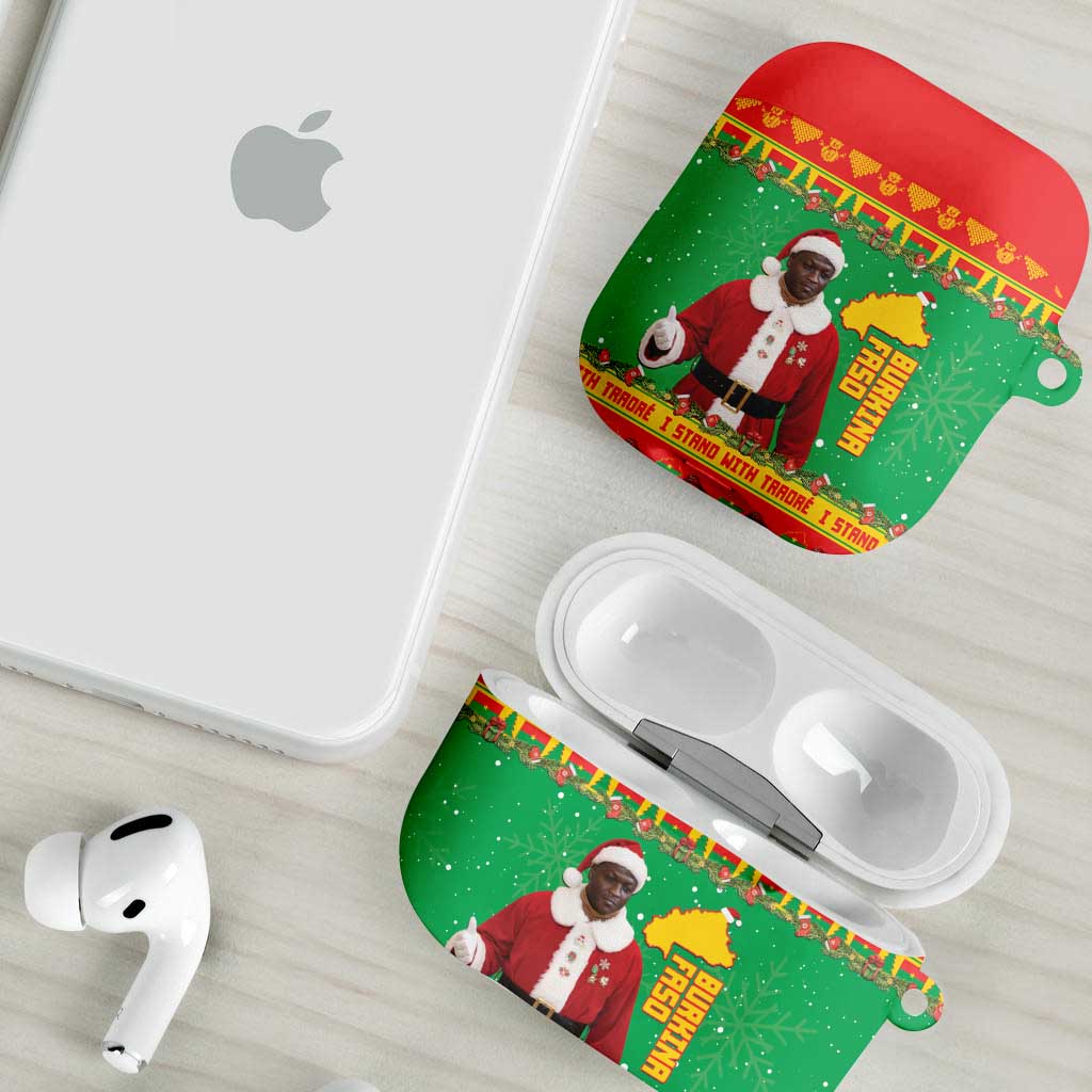 Burkina Faso Christmas AirPods Case I Stand With Traore - Wonder Print Shop