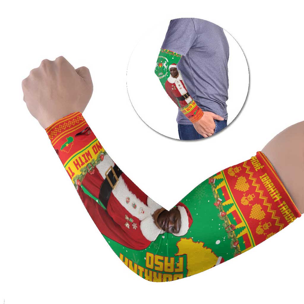 Burkina Faso Christmas Arm Sleeves I Stand With Traore - Wonder Print Shop