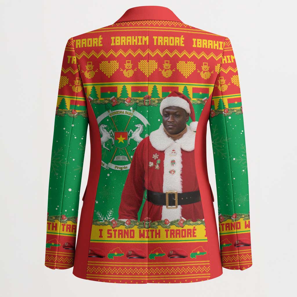 Burkina Faso Christmas Blazer I Stand With Traore - Wonder Print Shop