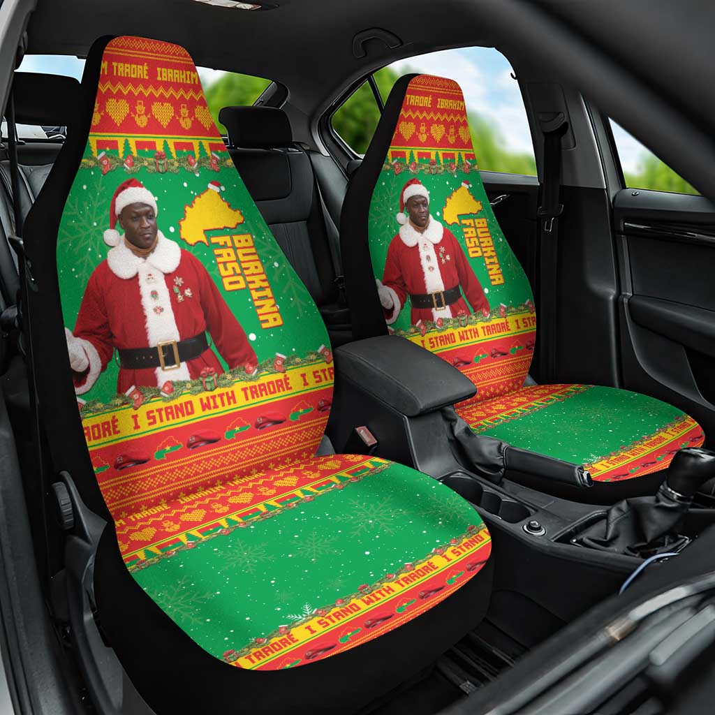 Burkina Faso Christmas Car Seat Cover I Stand With Traore - Wonder Print Shop