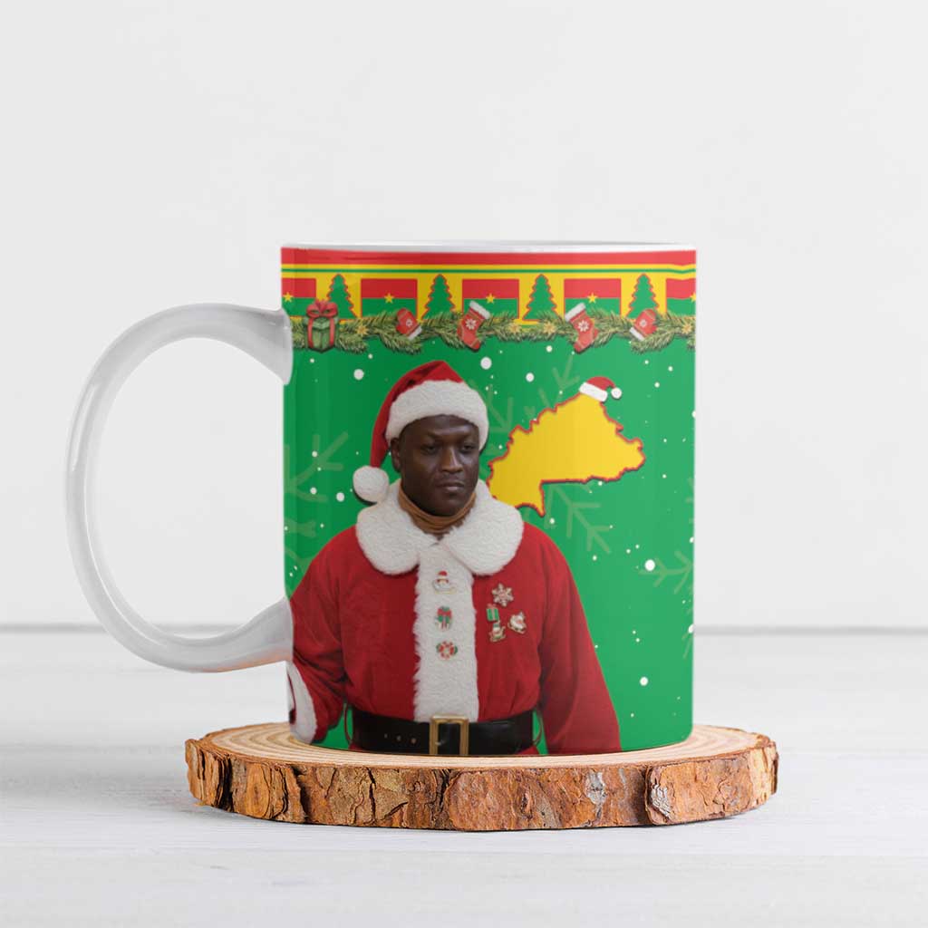 Burkina Faso Christmas Ceramic Mug I Stand With Traore - Wonder Print Shop