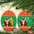 Burkina Faso Christmas Ceramic Ornament I Stand With Traore - Wonder Print Shop
