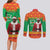 Burkina Faso Christmas Couples Matching Long Sleeve Bodycon Dress and Long Sleeve Button Shirt I Stand With Traore - Wonder Print Shop