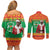 Burkina Faso Christmas Couples Matching Off Shoulder Short Dress and Long Sleeve Button Shirt I Stand With Traore - Wonder Print Shop