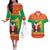 Burkina Faso Christmas Couples Matching Off The Shoulder Long Sleeve Dress and Hawaiian Shirt I Stand With Traore - Wonder Print Shop