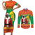 Burkina Faso Christmas Couples Matching Short Sleeve Bodycon Dress and Long Sleeve Button Shirt I Stand With Traore - Wonder Print Shop